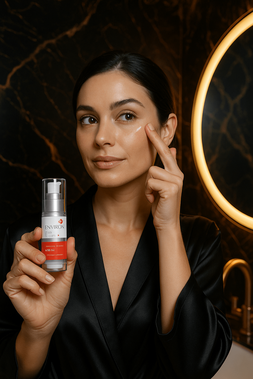 γυναίκα χρησιμοποιεί για την αντιγήρανση στα 50 τοπ κρέμα.