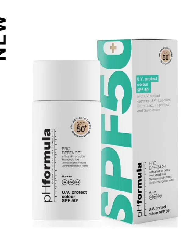 Αντηλιακή Προσώπου με Χρώμα phformula U.V. protect PRO DEFENCE 3 SPF50